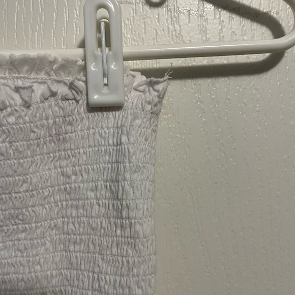 3 for $10 | Garage White Crop Tube Top - Picture 4 of 5